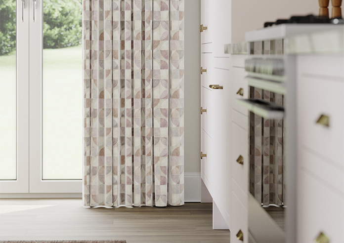 Mosaic Tile, Sweetheart - Made to Measure Curtains - Image 5